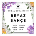 Kokulu Doğal Mum - Beyaz Bahçe - Paw Crafts  - 76227281