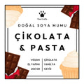 Kokulu Doğal Mum - Çikolata & Pasta - Paw Crafts  - 60681104